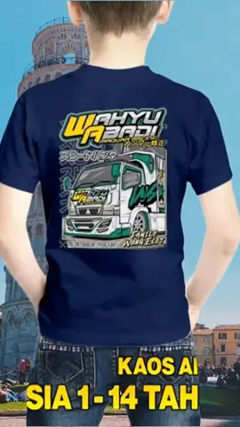 kaos truck anak usia 1-14 tahun TRUCK WAHYU ABADI#kaosanak #kaostruck 