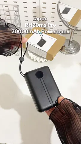 a must have powerbank!!! super tagal malowbatt grabe 🖤 @Rapoo Philippines #rapoo #rapoopowerbank #powerbank #powerbankmurah #powerbankmini #powerbankfastcharging #powerbank20000mah #20000mahpowerbank 