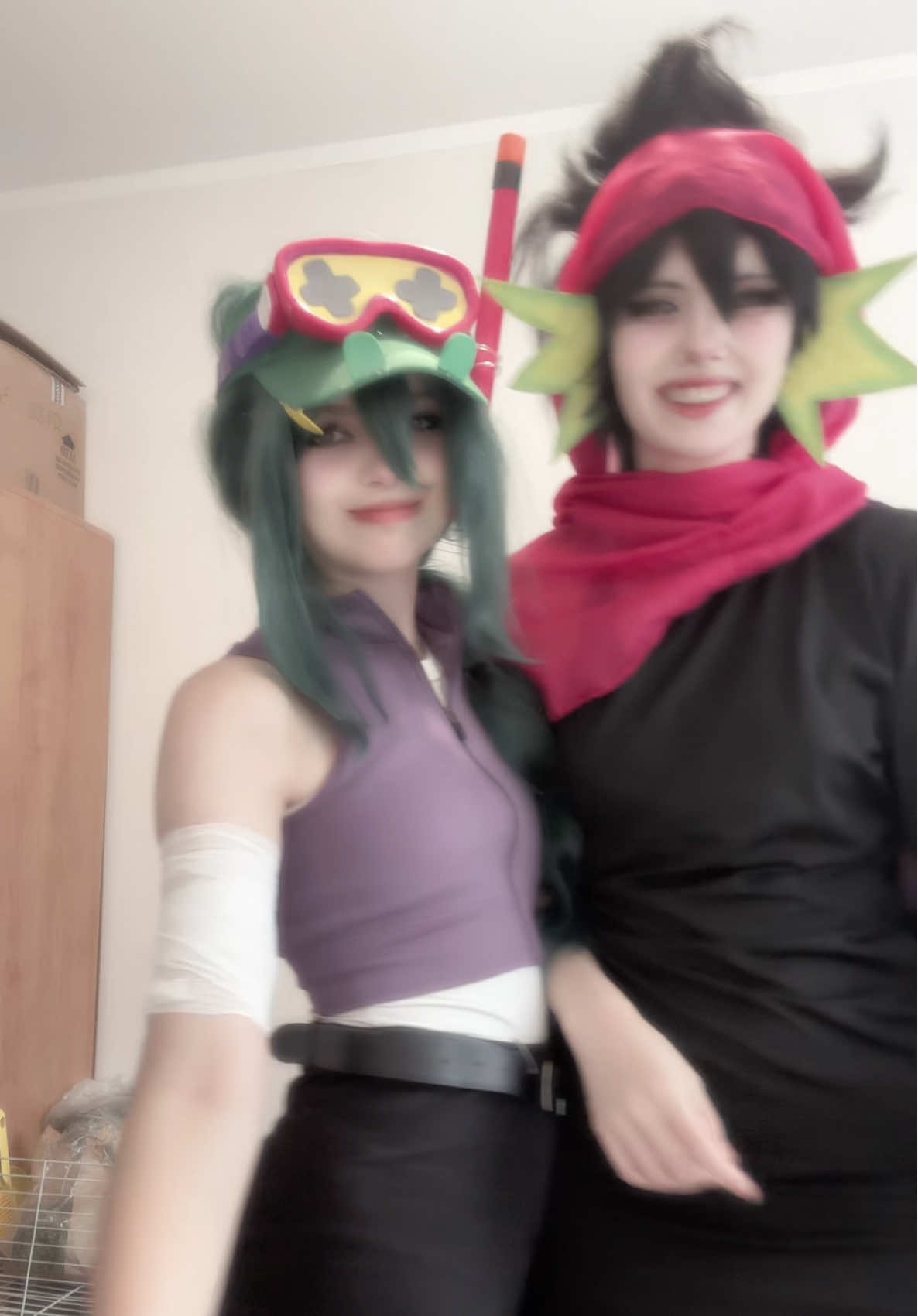 what happened when you couldnt see us?!? @✧˖° tysia #allibrawlstars #willowbrawlstars #allicosplay #willowcosplay #brawlstarscosplay 