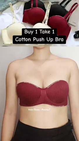 Habang nakasale mga mi, i-check out niyo na itong wireless seamless cotton push up bra #pushupbra #seamlesspushupbra #seamlessbra #bra #wirelessbra #straplessbra #fyp #foryou #xiej 
