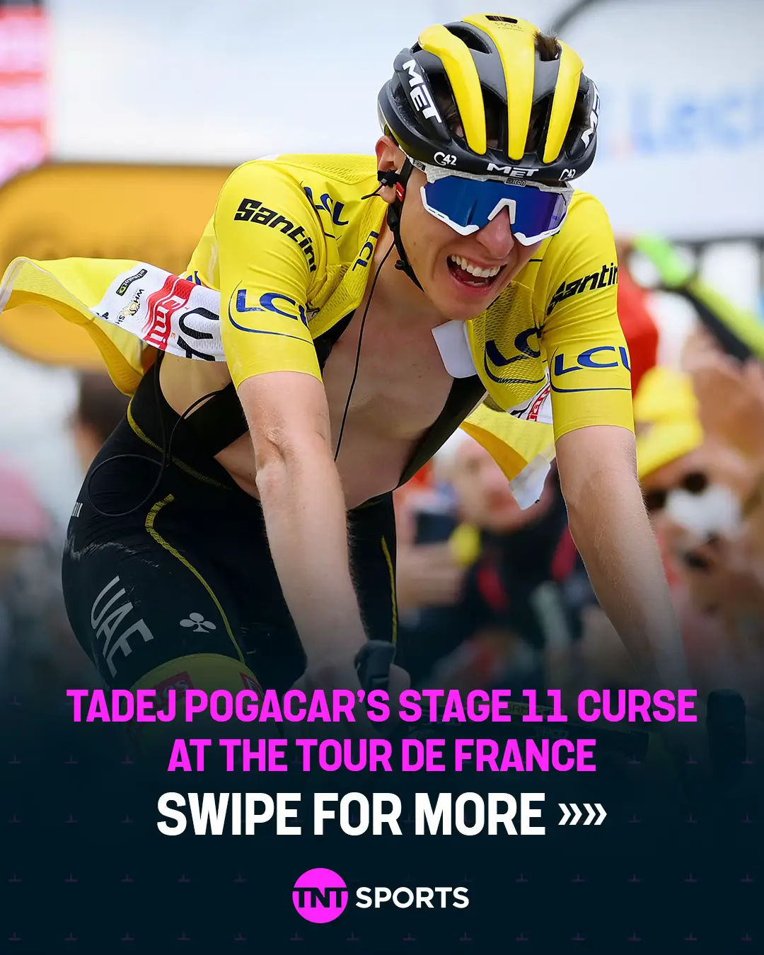 The Slovenian superstar has had bad luck almost every year!  #TourDeFrance #pogacar #curse 