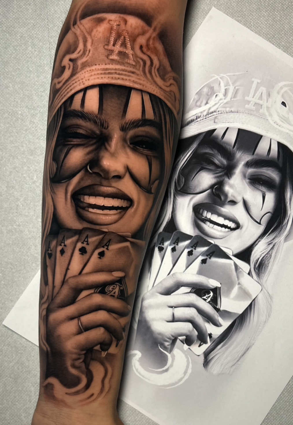 - ‘CHICANO BADDIE GIRL’ -  #tattoo #tatuaggio #chicana #chicano #chicanogirl #baddie #tattooart #chicanotattoo #chicanogirl #tattoochicana #chicanostyle  #napoli #tattoonapoli #bng #blackandgrey #bngtattoo #blackandgreytattoo 
