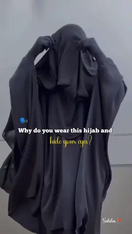 I wear this hijab for hide me eyes 👀🖤 #foryou #trending #fypシ゚viral #creatorsearchinsights #viral #capcut 
