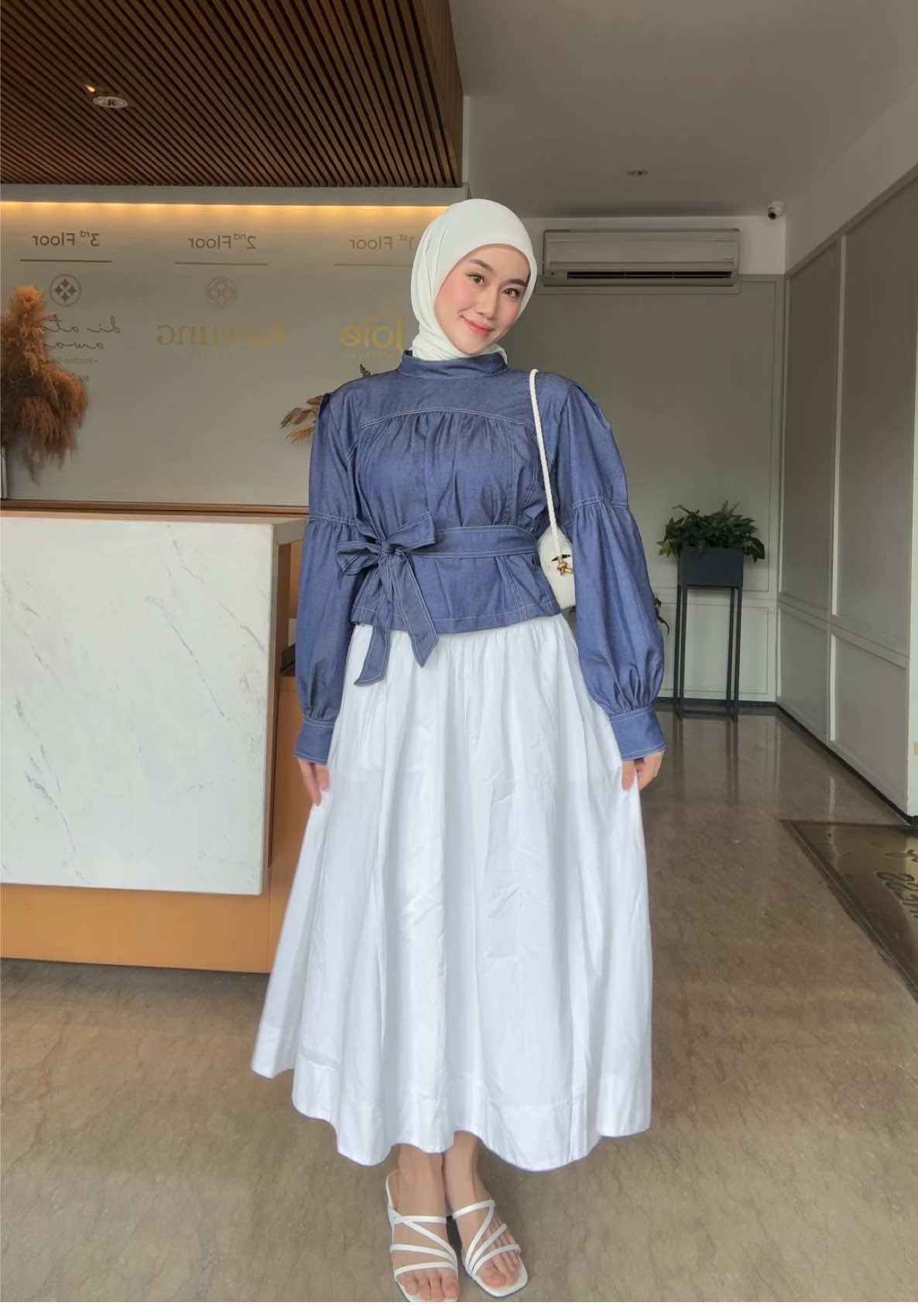 baju baru 100rb an😽 #denimtop #fits 