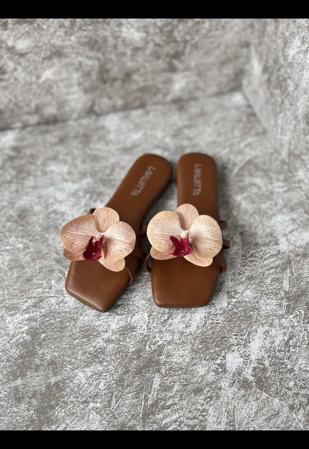 orchid flat sandal “COKLAT” back in stock!!!