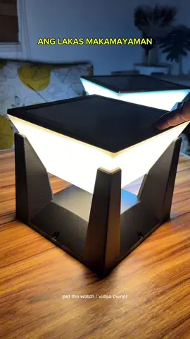 lakas makaaesthetic lakas makamayaman ng solar light na to #solarlight #solarlightings #solarlamp #fencelight #solarfencelight #gardenlight #fyp #trending #lights 