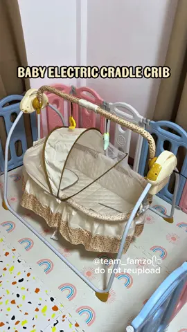 Electric Cradle Crib Baby Shaker Bed with Net, Pillow and Remote ✅Multifunctional, Foldable, Thickened and Wider ✅With Matress and Pillow ✅6 levels of Swing and Has Music  ✅Washable and can be Disassembled ✅For Baby and Newborn #electriccradle #babyelectriccradle #newbornelectriccradle #electriccradleforbaby #cradlecrib #cradlebed #babyshaker #babycrib #babybedwithnet #cradlewithnet #remotecontrolcradle #remotecontrolbabycradle #remotecontrolnewborncradle #foldablecradlebed  #fyp #fypシ゚viral #ttsbudolfinds #wowsulitdeals #paydaysale #fridayfriyay #MySweldoBudol #SummerSayaSale #bonggangfridayfriyay #lifestylechallenge  #techsaya #techbudolfest #tiktokshopelectronics #homeliving #hometokshop #homeimprovement #householdappliances #tiktokhomebudol  #TiktokShopFuntasticPayday #ElectronicsOnTrend #88sale #babemax @Babemax  