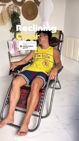 Replying to @𝓐𝓵𝓮𝔁𝓪𝓷𝓭𝓻𝓪󱢏 Reclining chair para sa mga laging pagod! 🤣  #recliningchair #recliningchairandbed #recliningchairwithcupholder #foldingchair #foldablechair 