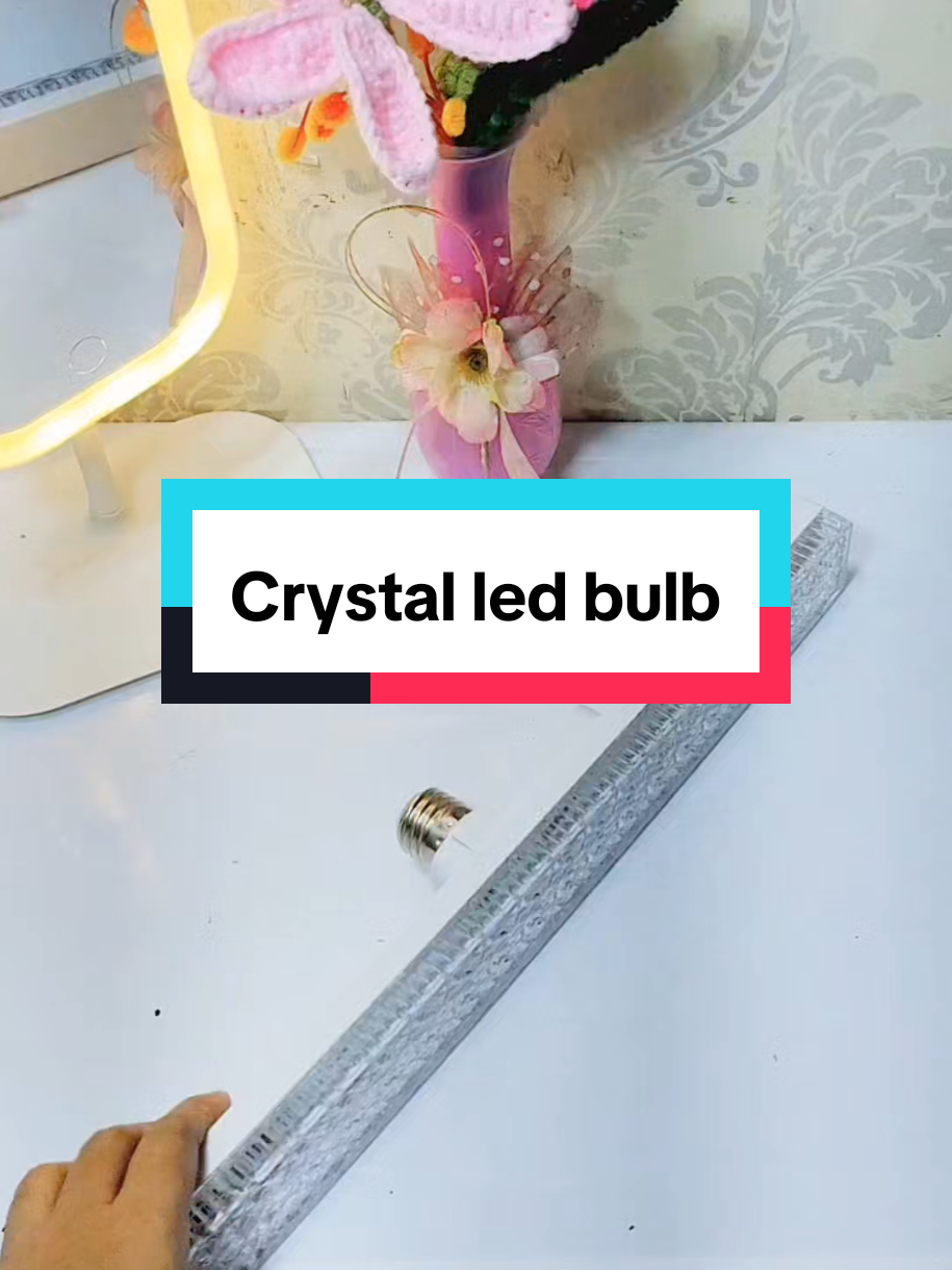 Ang shalla ng ilaw may pa crystal 😍 #crystalbulb #ledlight #bulb 