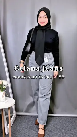 Celana jeans untuk tb 145-155 🖤 #celanajeans #celanajeanswanita #jeans #jeanswanita 