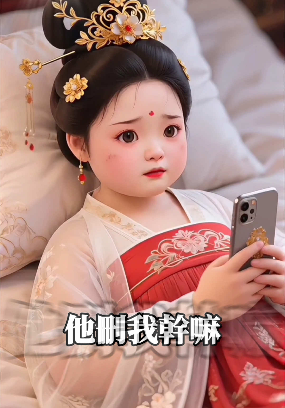 他刪我幹嘛-大唐胖公主 #好笑 #搞笑 #貴妃 #精選視頻 #原創  @微溫ViviwenLife  