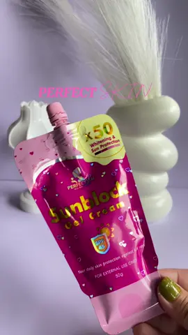 Kailangan laging protected ang skin natin from the sun ☀️  #perfectskin #sunblock #sunscreen #sunblockgelcream #perfectskinsunblockgelcream #fyp 