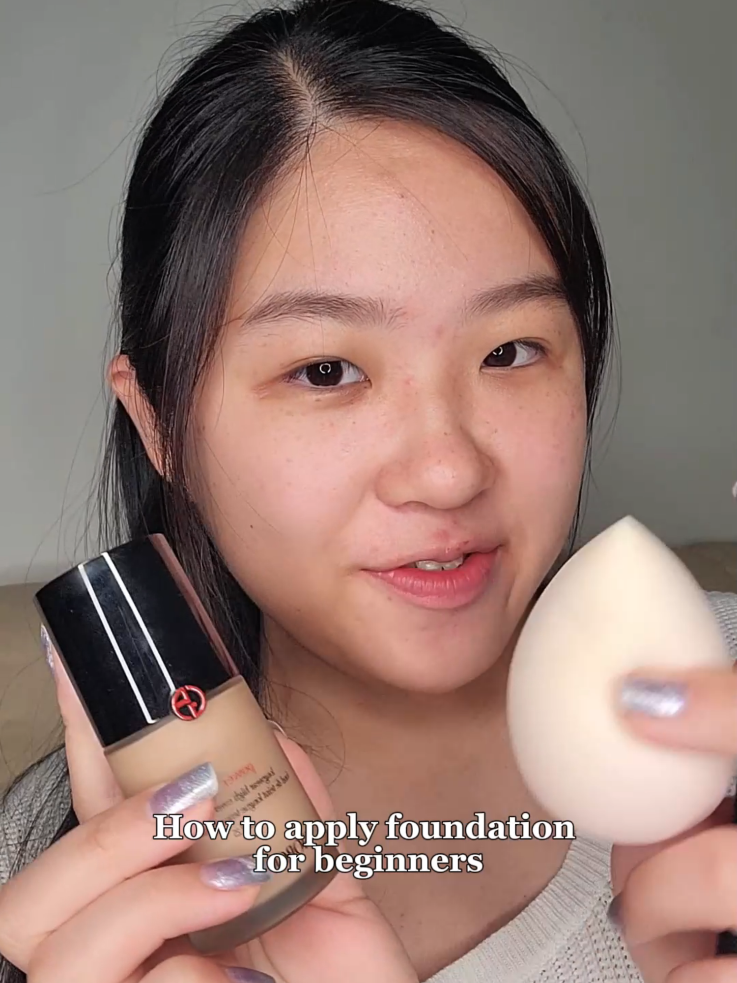 How to apply foundation, tips for beginners🫶  #makeup #beauty #makeuptips #BeautyTok
