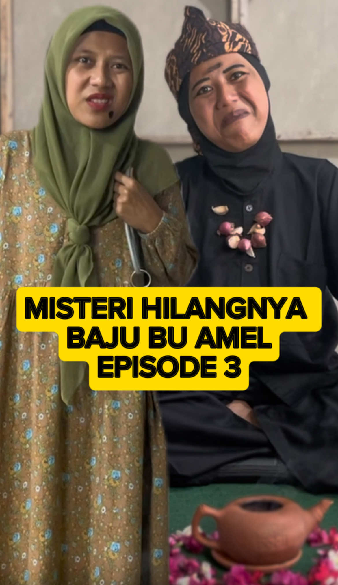 MISTERI HILANGNYA BAJU BU AMEL EPISODE 3 #komedi #dramairt #lucu #buamel 