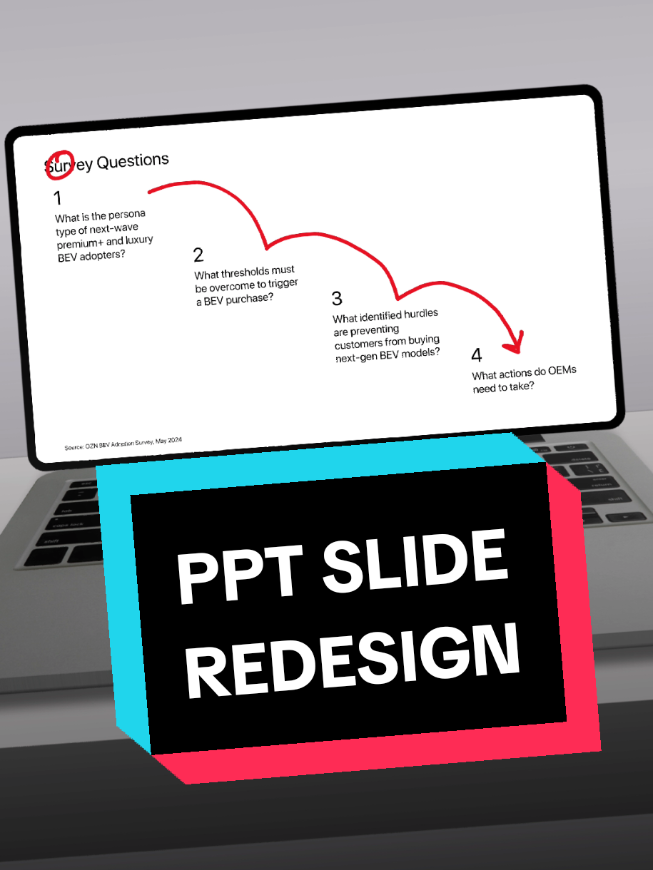 Better or worse?? 👀 #powerpoint #slide #design #redesign 