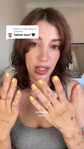 Replying to @Taylor Ringer tattoo tour part 3 💘 #tattootour #tattooartist #tattooedgirl #girlwithtattoos #tattoos #tattooed 