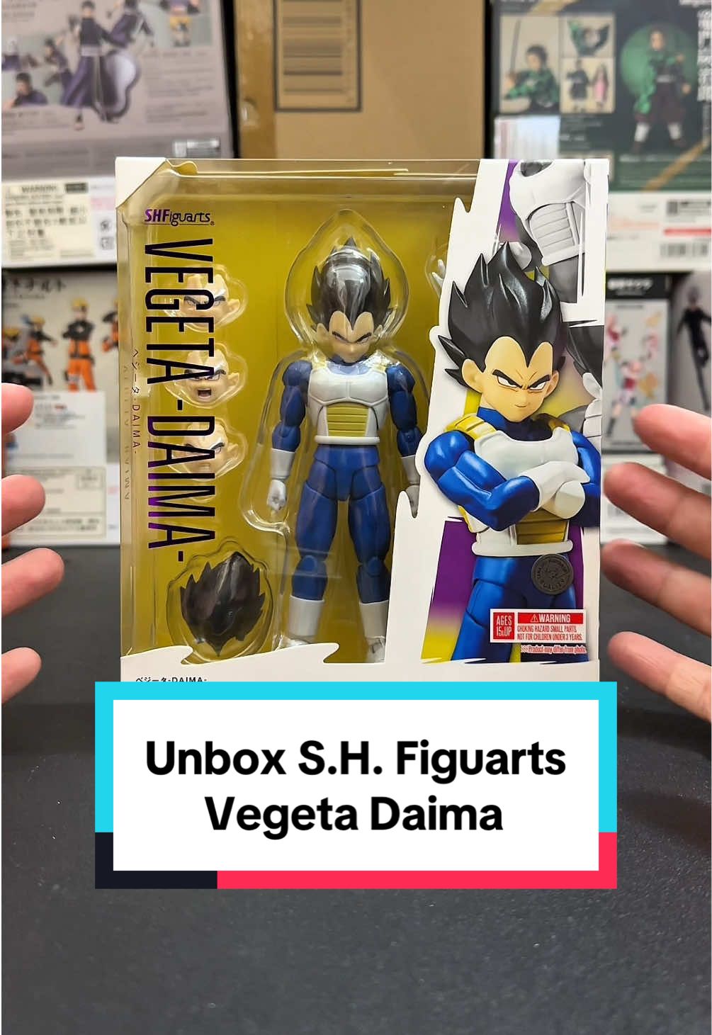 Unbox Shf Vegeta Daima quá ngon luôn #actionfigures #shfiguarts #vegeta #dragonballdaima #ngaidan 