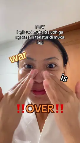 ‼️WAR IS OVER‼️ Yang belom cobain facial washnya mending buktiin sendiri🫵🏻 #fypシ #skincare #facialwash 