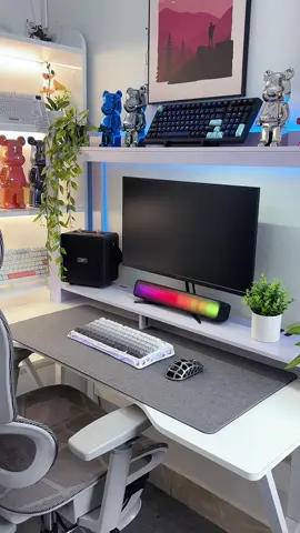Muốn có kệ nhưmg lại không muốn khoan tường #kedeban #kebanhoc #ke2tang #phananhhome #decorgoclamviec #decormaytinh #gocsetup 