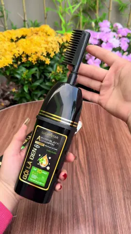 Dầu gội phủ bạc Thảo dược Luckystar gội là đen##emkieutaphoa##daugoiphubac##luckystar##daugoiphubacluckystar