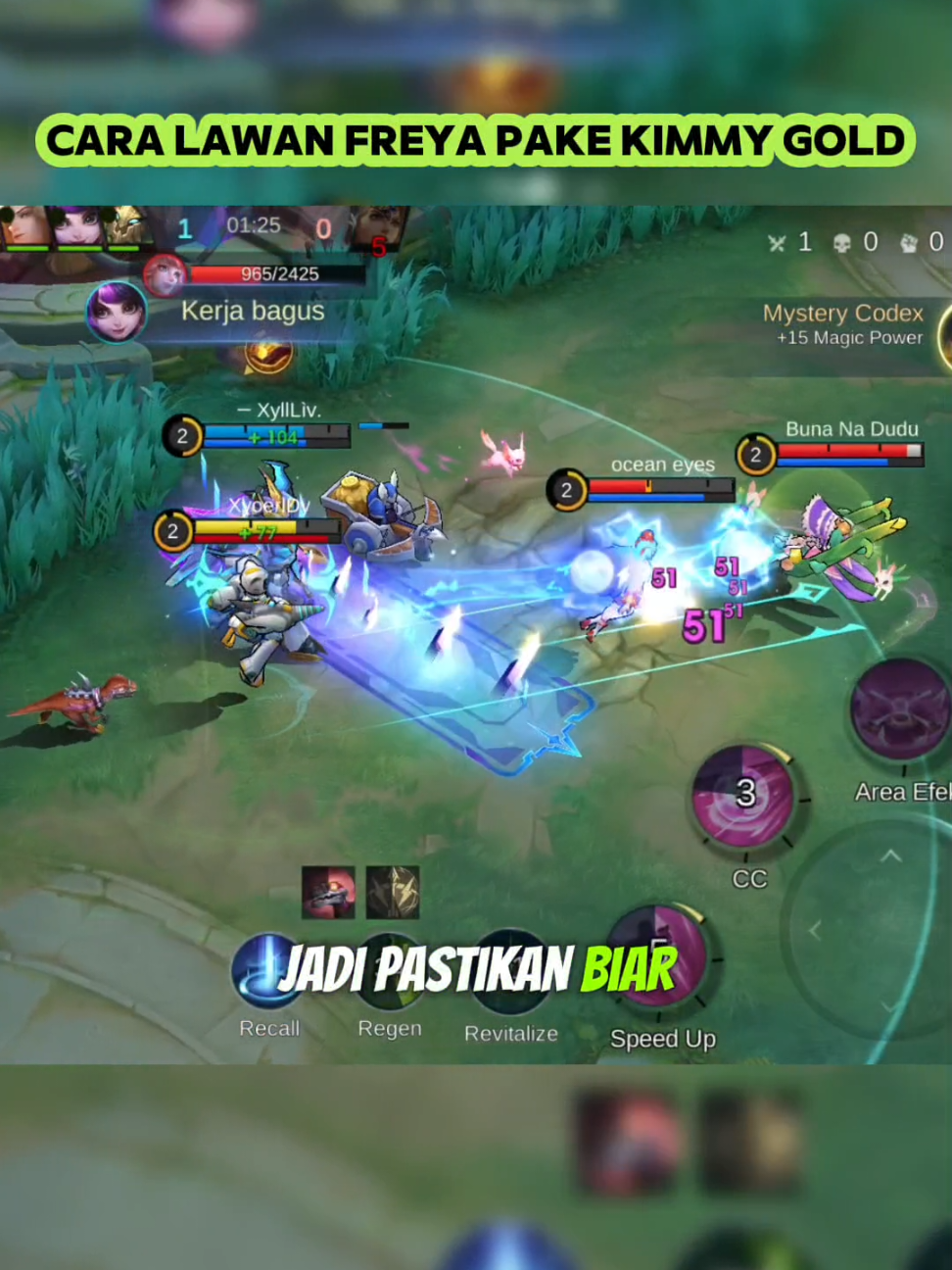 Cara lawan freya goldlane pake kimmy #MLBBALLSTAR #MLBBDinoPlanet #MLBBMysticMeow 