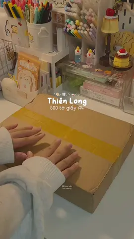Chân ái cho người cứ phải viết ra mới chịuuu được ahhh ☺️🫰🏻 #unboxing #giaya4 #thienlong #vibe #stationery #study #heisei #xuhuong #viral #bacxiuunbox 