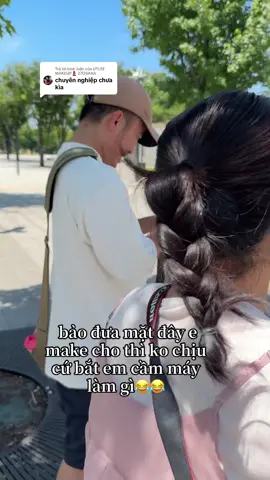 Trả lời @UTLEE MAKEUP💄 27OSAKA bảo đưa mặc e make thì ko cho chứ bắt e cầm máy chụp làm gì 😂😂#xuhuong #dexuat #yokohama #dainguyenmakeup2023 #kiniemnhatban#japantravel 