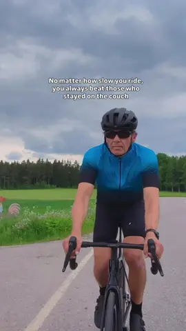 Be proud every time you go for a bike ride... at least you’ll beat everyone on the couch 😊🚴 #cyclingmotivation #cyclist #keeppedaling #cyclistlife