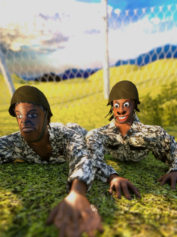 When you and your friend join the army😅 #foryoupage #animation #explore #funny #tiktoktainment 