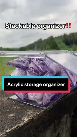 Ang ganda talaga nitong acrylic storage organizer mga mima #acrylic #storageorganize #acrylicorganizer #acrylicstoragebox #stackablestoragebox 