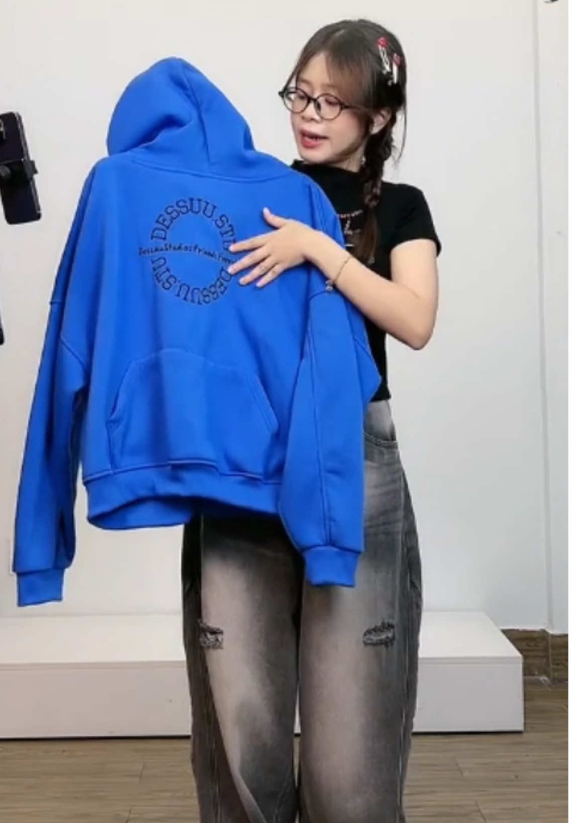 Áo hoodie túi ngược 🛒 #ssstore_aesthetic #hdzip #fypシ゚viral #xh 