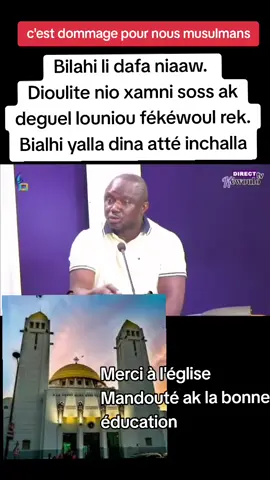 #Le respect et la bonne éducation font partie des devises églises catholique. #L'islam au Sénégal  #Ousmane Sonko #@Le vrai sénégalais 