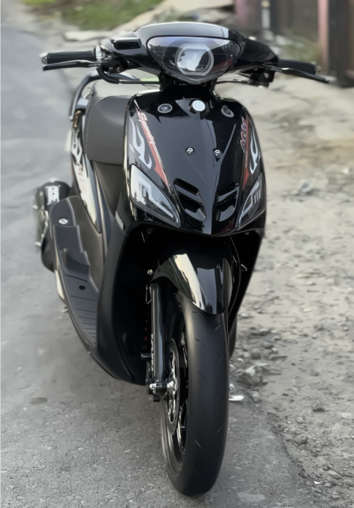 Hitam emang idaman sih 🖤😎🤩 #mio #miosporty #5tlgank🚀 
