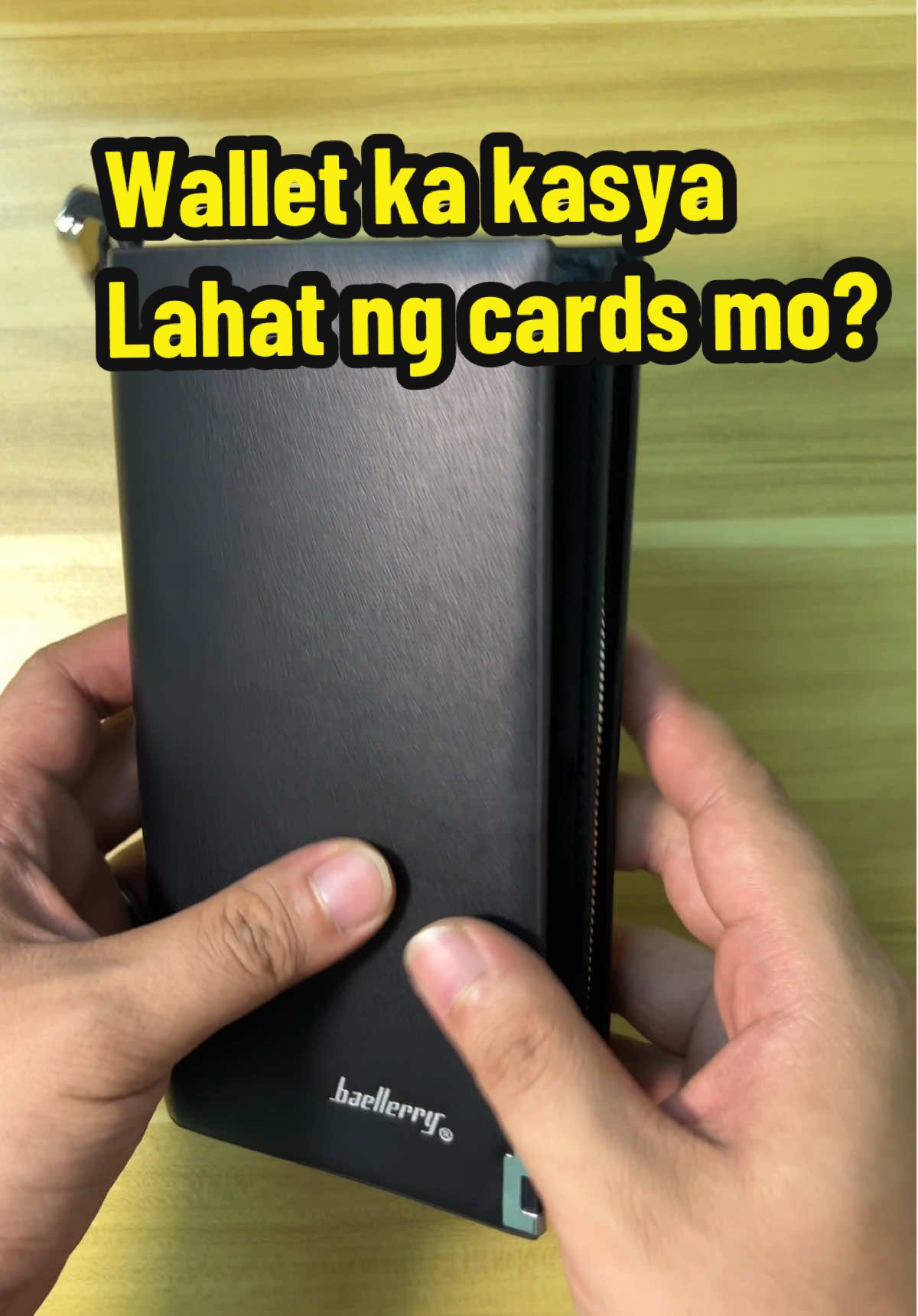 Hanap mo ba ay wallet na lahat kasya? 🔥 Meet the Baellerry Long Leather Wallet – sleek, classy, at kayang maglaman ng 12 cards! May zipper pa for bills & coins 💸 Perfect sa mga men na laging on-the-go! #BaellerryWallet #MensStylePH #TikTokFindsPH #WalletForMen #AffordableLuxuryPH
