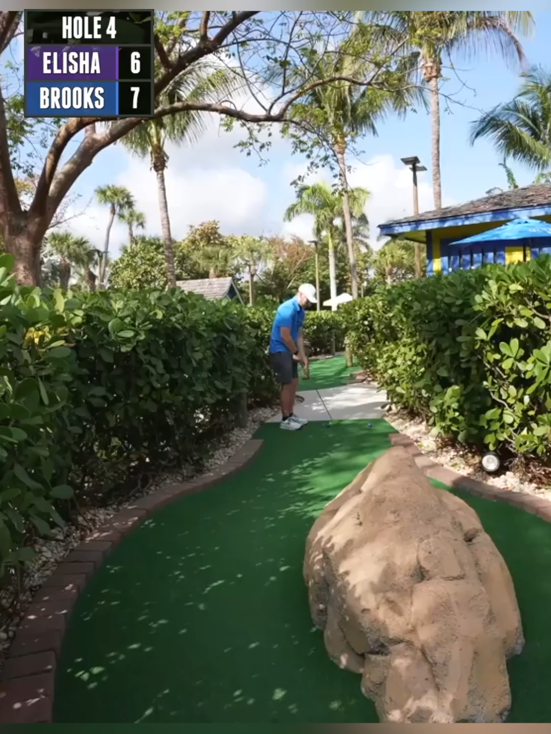 Playing the Lost Lagoon Course at Lighthouse Cove Adventure Golf - Holes 4-6 #minigolf #minigolfing #puttputt #puttputtgolf #golf #golftiktok #golftok #golfer #challenge #chubbies #tournament