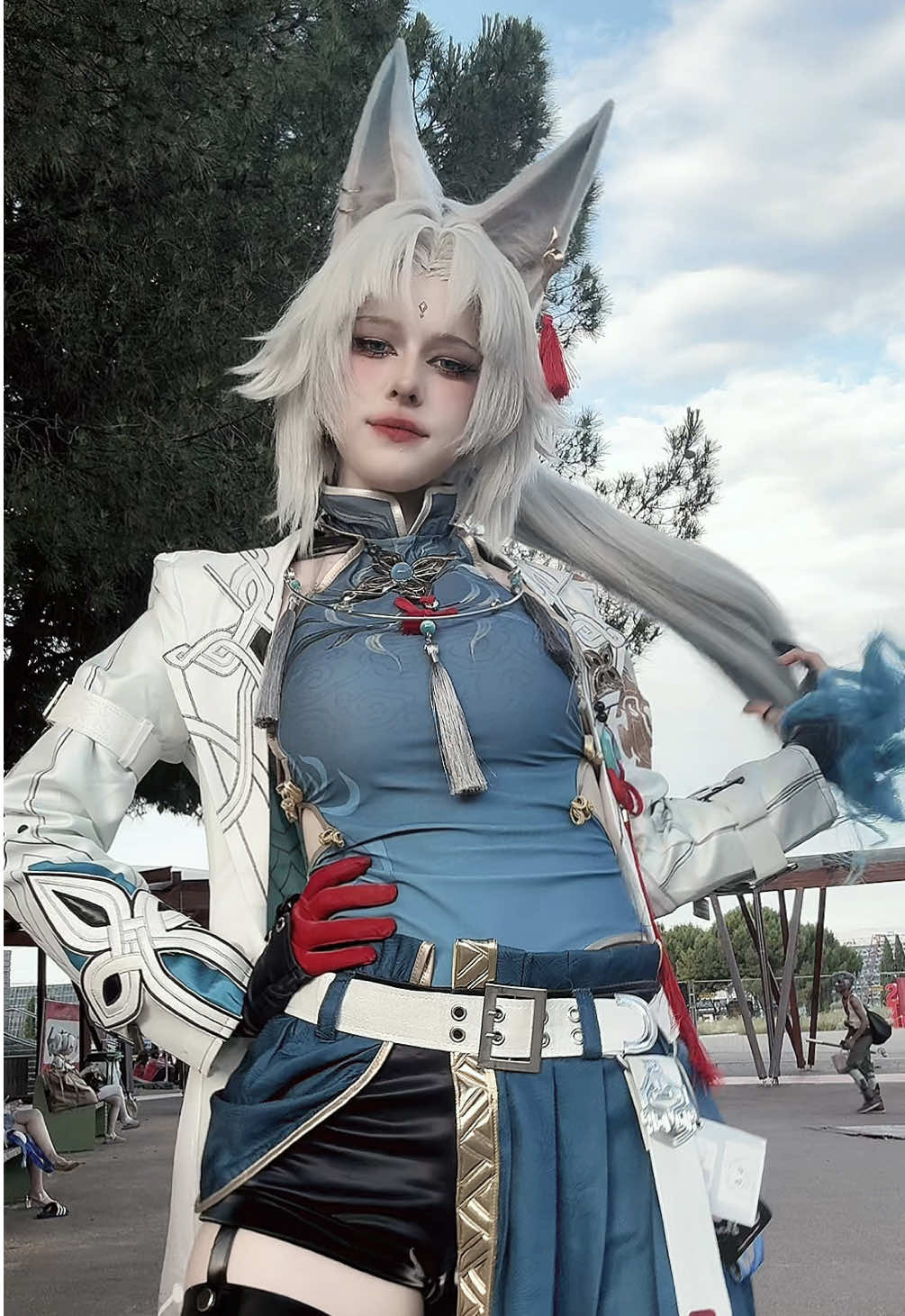 What does the fox say #cosplay #feixiao #HonkaiStarRail #feixiaocosplay #fyp 