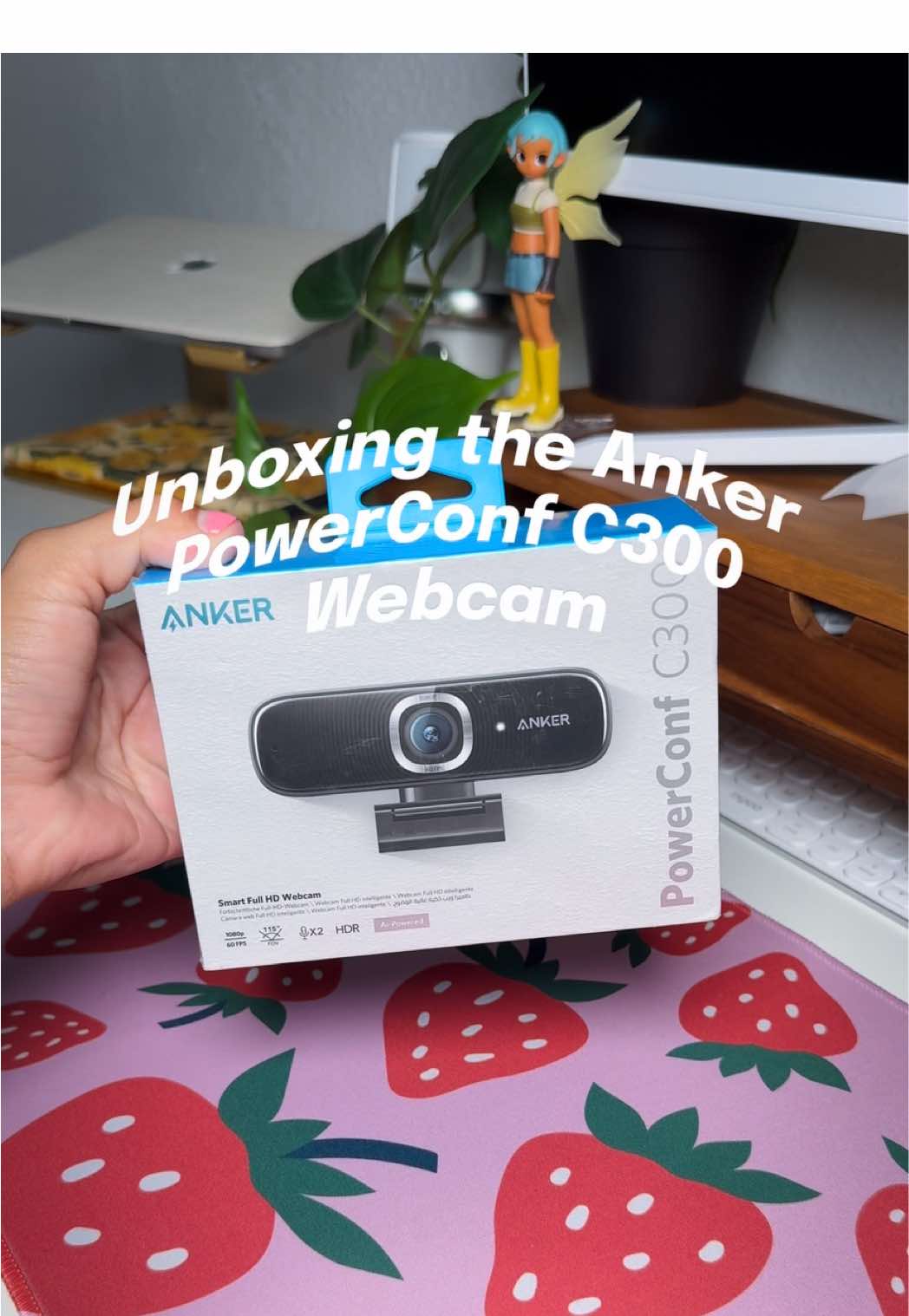 Finally decided on my first webcam: the Anker PowerConf C300 and I’m already obsessed. It’s giving clear, cozy, and content-ready. Here’s why I’m excited about it: ✨ 1080p at 60fps – smooth, crisp video that doesn’t lag 🌤️ Auto light correction – flattering in any lighting (even golden hour) 📷 Smart AI framing – keeps you centered without the weird crop 🔌 USB-C plug & play – no fuss, no adapters needed on my MacBook Whether you’re creating content, streaming games, or hopping on Zoom, this cam just makes you look effortlessly ✨put together✨ @AnkerOfficial  ✮ ⋆ ˚｡𖦹 ⋆｡°✩ #ankerpowerconfc300 #ankerwebcam #cozytech #cozycreatorgear #slowaesthetic #cozyunboxing #slowcozychronicles #gamergirlsetup #contentcreatorlife #cozyworkspace #cozyvibesonly #aesthetictech #softstreaming #tiktoksetup #webcamunboxing #streamingsetup #obswebcam #macbooksetup #neutralaesthetic #unboxwithme #slowlivingstyle #cozystreamer #minimalsetup #gamingspace #cozycorner #femalegamerlife #desksetupideas #streaminggear #neutraltonedtech #cozytechvibes 