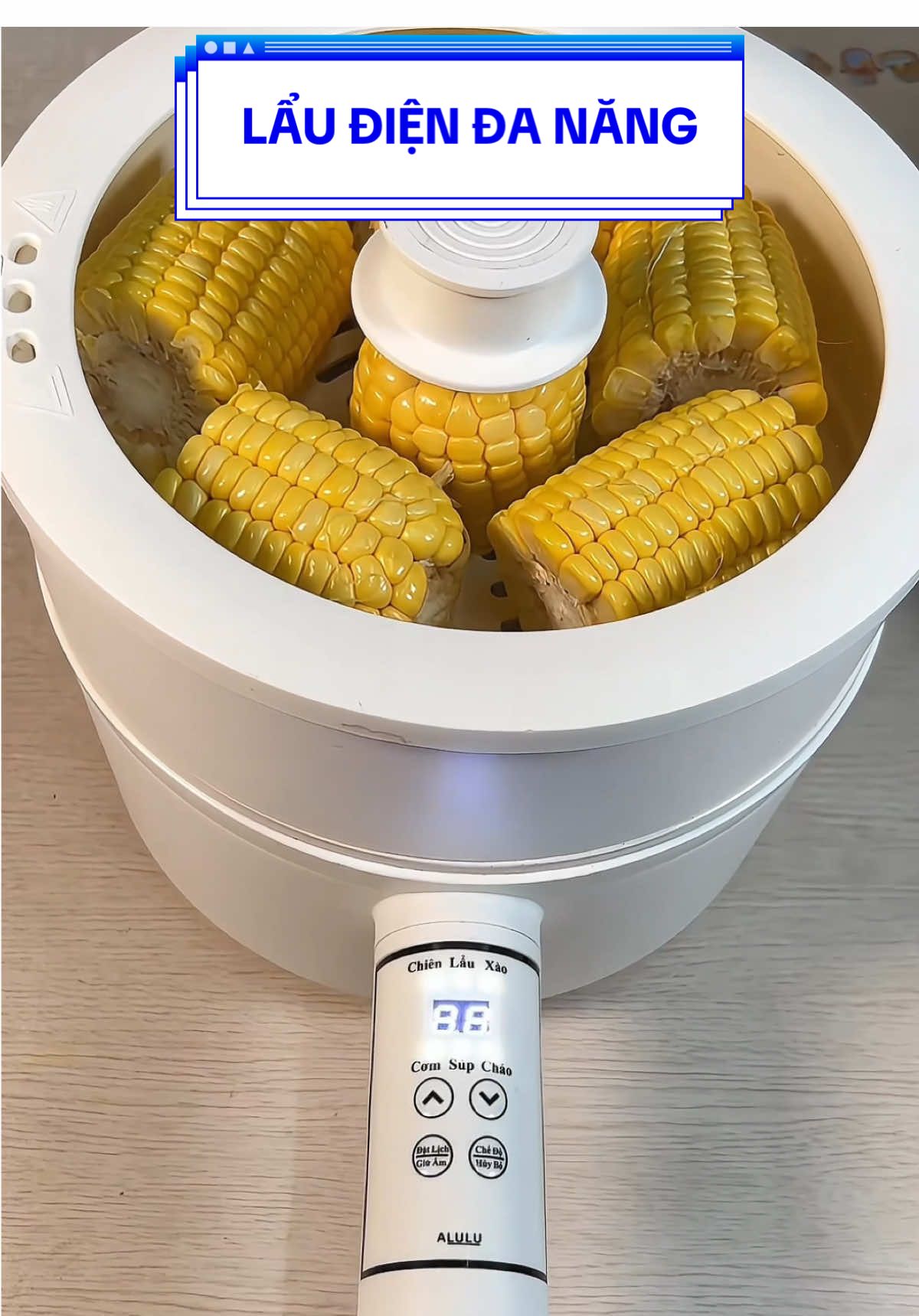 Nồi điện đa năng Alulu 2 lít và 3 lít kèm xửng hấp CHIÊN XÀO LẨU CƠM SÚP CHÁO #alulu #noilaudien #noilaudiendanang #noidiendanang #nauan #ancungtiktok #giadungtienich #hongthuyone5 