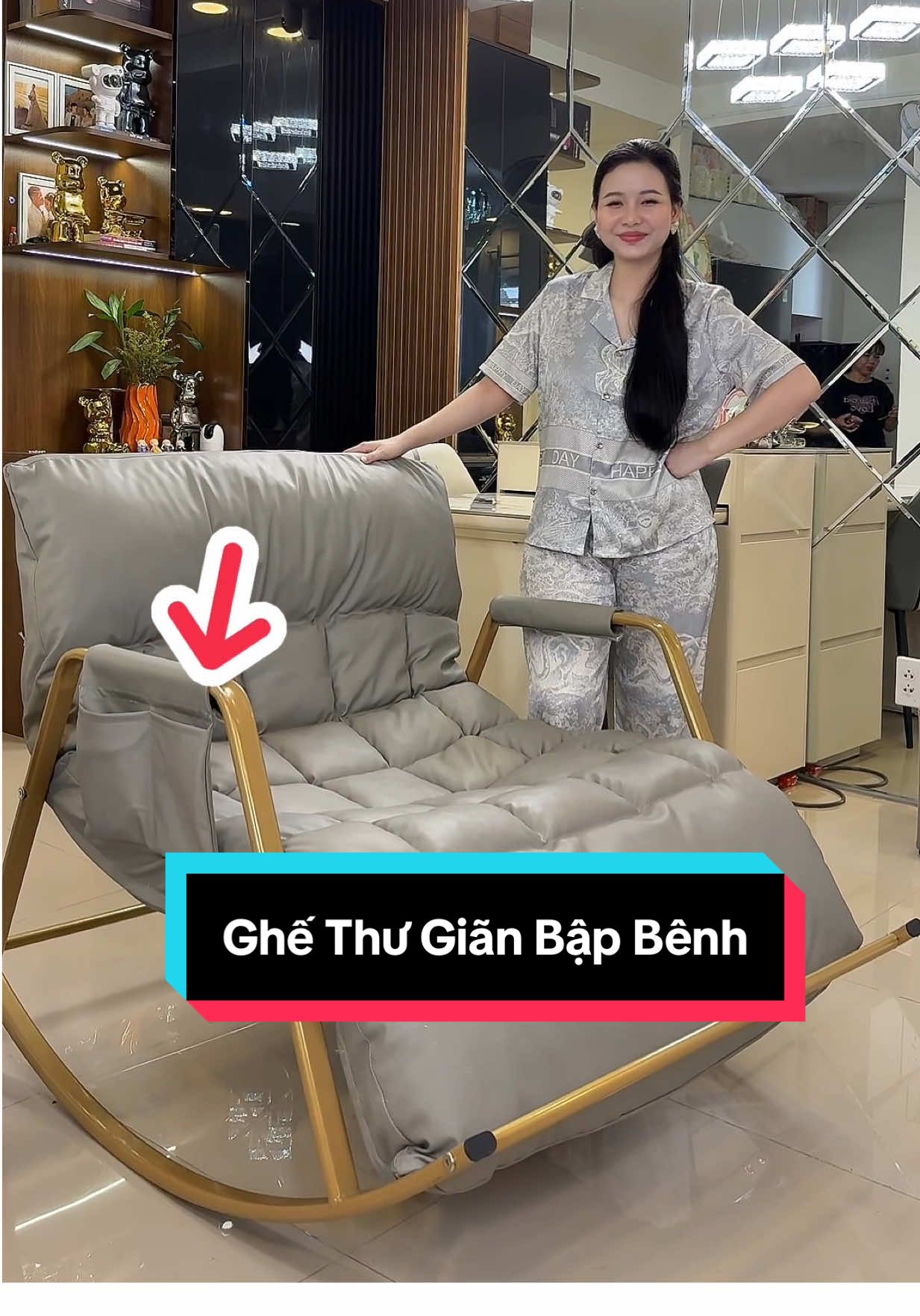 Ghế Thư Giãn Bập Bênh #phạmminhthu888 #MinhThu #minhthureview #mẹbốibốinè 