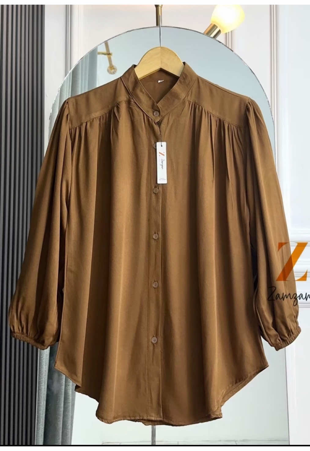 AMENA BLOSE KEMEJA WANITA ATASAN WANITA KEKINIAN tangan panjang kancing #kemejablous #kemeja #atasanwanita #atasankekinian #fypシ゚viral 