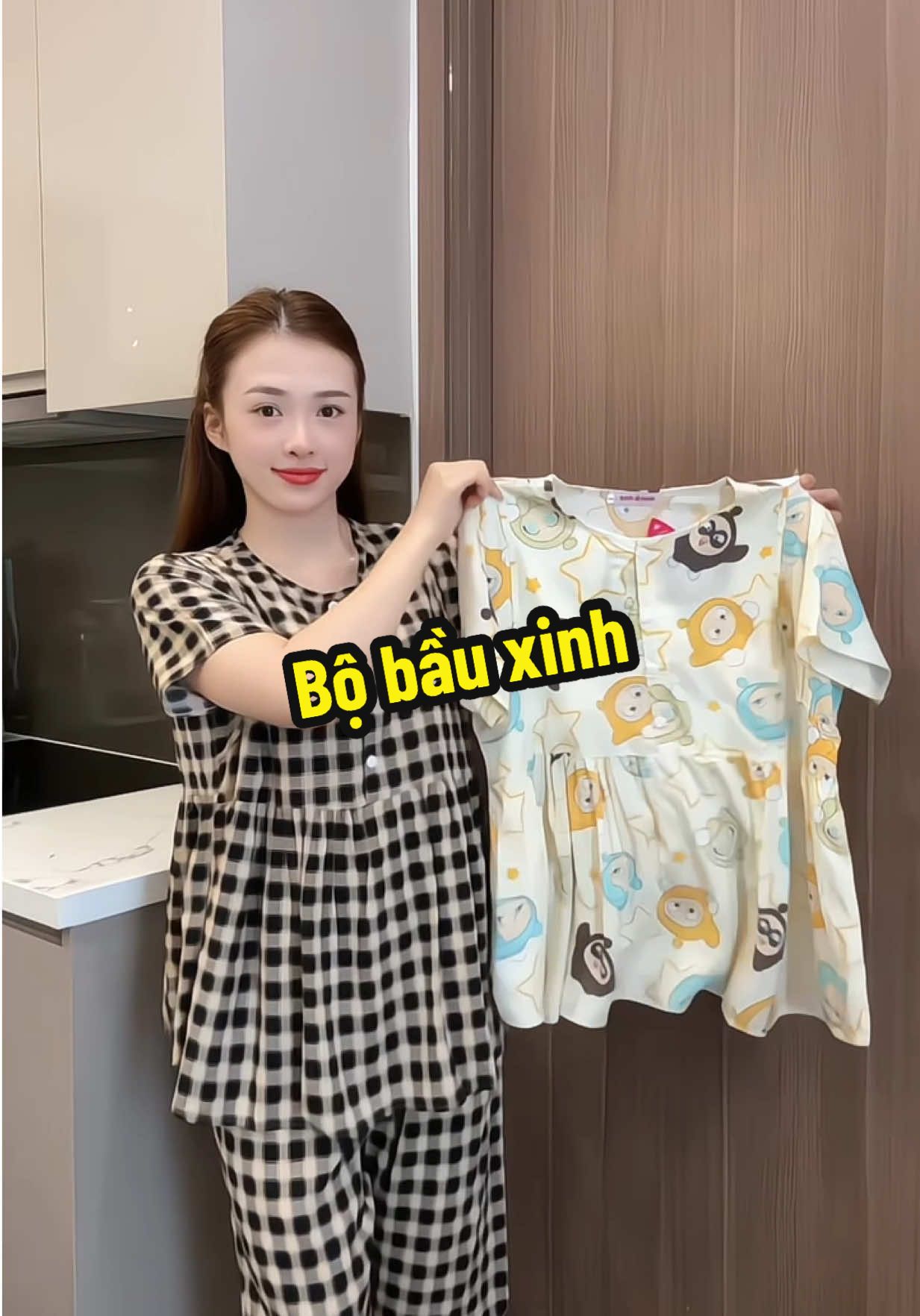 Chị em nào bầu bí mua mấy bộ này mặc mát thích lắm lun #landaulamvo 