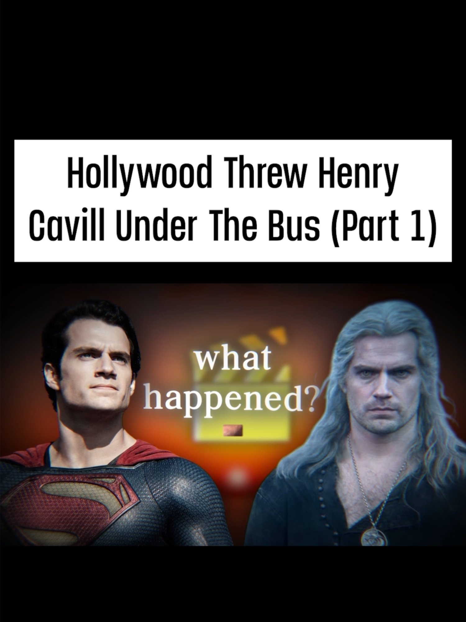 Hollywood Threw Henry Cavill Under The Bus (Part 1) #HenryCavill #Superman #TheWitcher #Witcher
