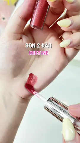 Ê xinh mà còn tiện cỡ này hả taaa #son #sonmoi #son2dau #sonmistine #sonxinh #sonmoixinh #lipstick #makeup #trangdiem #mistine #lamdep #xuhuong #xuhuongtiktok #viral #fyb #review #muataitiktok #muasamcungtiktok 