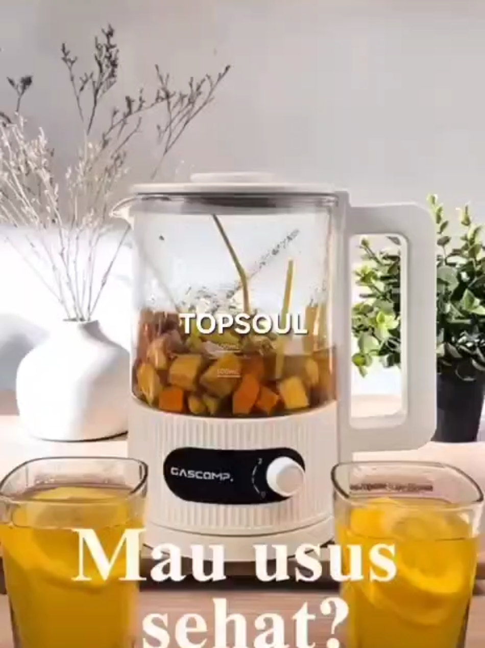 bukan sembarang teko nih, teko sehat karena dari bahan kaca berkualitas. #tekokaca #tekolistrik #tekosehat #kettle #hotel #dapur #jamu #caradetox #topsoul 