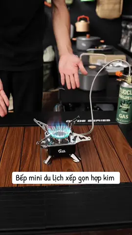 Bếp mini du lịch xếp gọn hợp kim #dangoai #camping #dồdãngoại #camtrai 