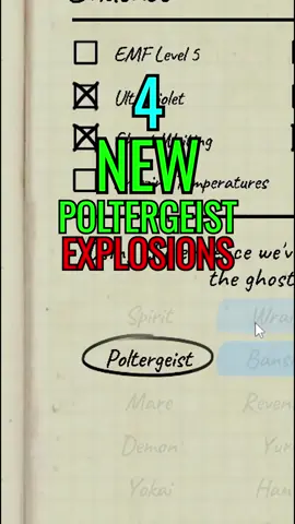 4 NEW Poltergeist Explosions in The Chronicle Update in Phasmophobia 👻💥 #phasmophobia #phasmophobiagame #fyp #phasmophobiatips 