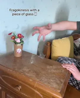 Fragokinesis with a piece of glass🫙#telekinesis #page #fyp #el #fyp #strangerthings #оченьстранныедела #осд #016 #fragokinesis 