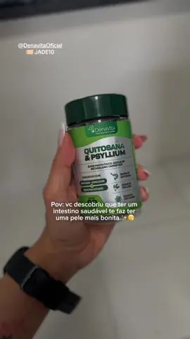 E o blend de fibras quitosana + psyllium da @DenaVita BR melhora não só sua saúde intestinal, como ainda ajuda na saciedade 😍 Use o cupom 🏷️ JADE10 no site #denavita #saudeintestinal #nutricionista #nutriçao #dicadanutri #ugccreator#CapCut 