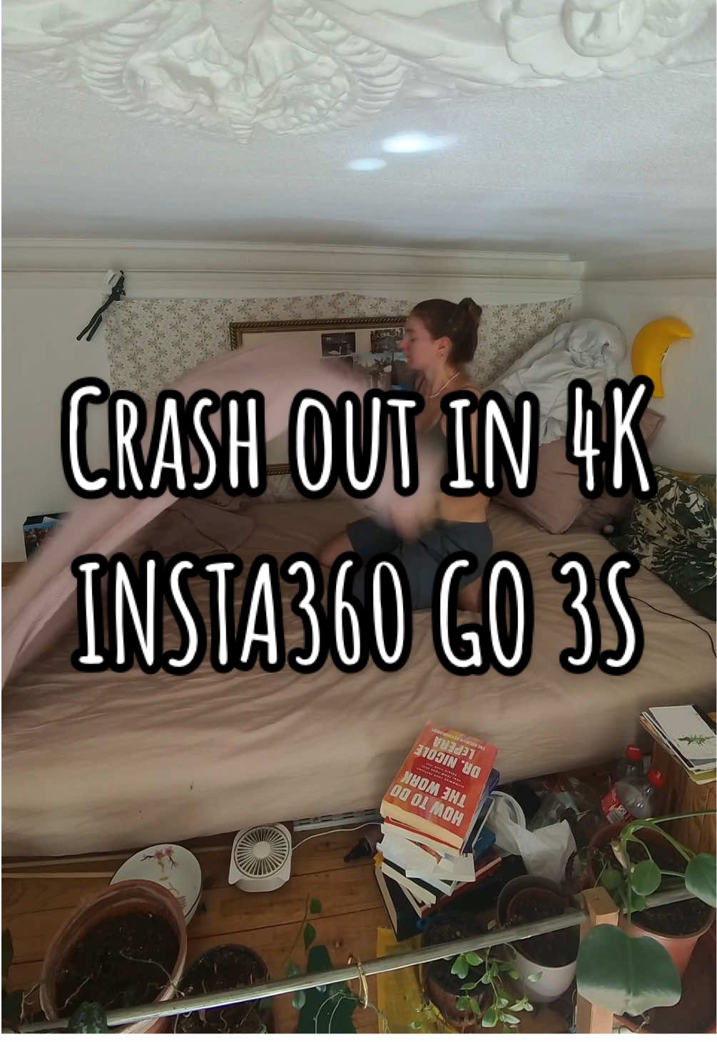 What are you doing on my ceiling??  Get your @insta360 official GO 3S with my code 