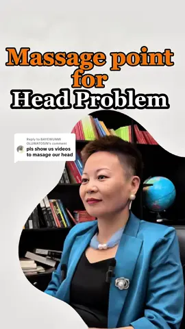 Replying to @BAYEWUNMI OLUWATOSIN how to massage for head problem #ginger #headache #health #chinesemedicine 